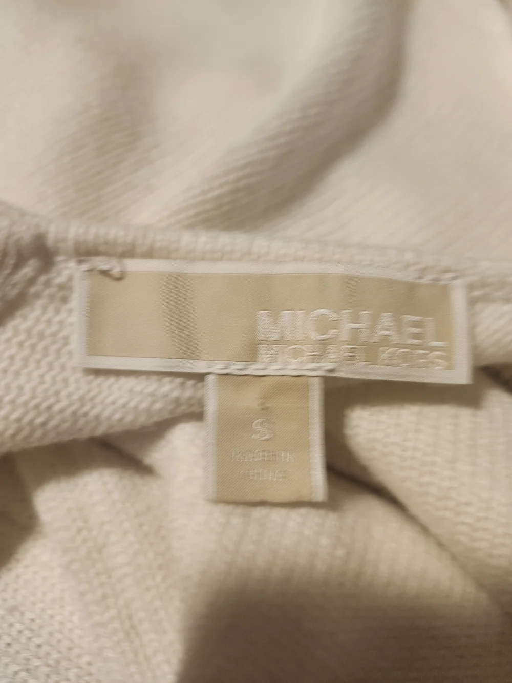 MICHAEL Michael Kors Cream Knit Sweater Top‎